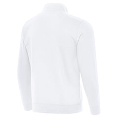 Boston Bruins Antigua Victory Quarter-Zip Pullover Top - White - NHL 203362005