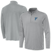 St. Louis Blues Antigua Reprocess Quarter-Zip Pullover - Gray - NHL 203362025