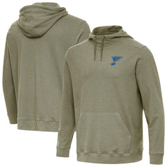 St. Louis Blues Antigua Cloud Pullover Hoodie - Olive - NHL 203362194