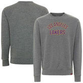 Los Angeles Lakers Sportiqe Unisex Genuine Issue Collection Biltmore Sweatshirt Gray