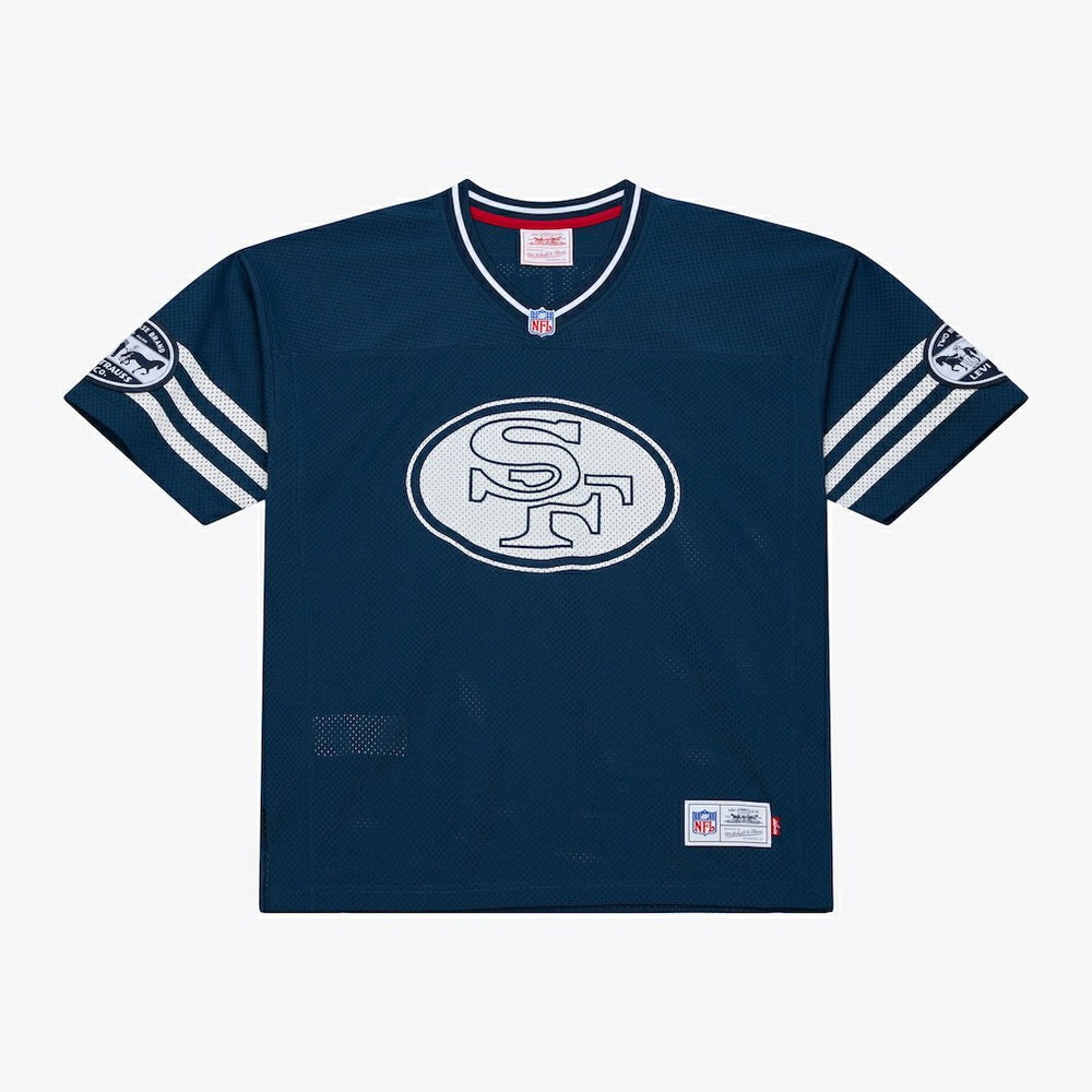Mitchell & Ness Jerry Rice San Francisco 49ers x Levi's Unisex Legacy Jersey Navy