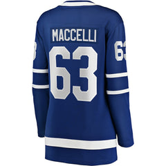 Matias Maccelli Toronto Maple Leafs Fanatics Women's Home Breakaway Jersey - Blue - NHL 203363997