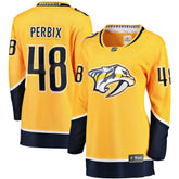 Nick Perbix Nashville Predators Fanatics Women's Home Breakaway Jersey - Gold - NHL 203364003