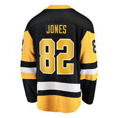 Caleb Jones Pittsburgh Penguins Fanatics Home Breakaway Jersey - Black - NHL 203364010
