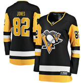 Caleb Jones Pittsburgh Penguins Fanatics Women's Home Breakaway Jersey - Black - NHL 203364011