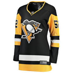 Philip Kemp Pittsburgh Penguins Fanatics Women's Home Breakaway Jersey - Black - NHL 203364017