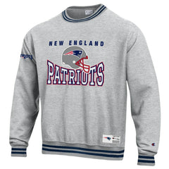 New England Patriots Champion Reverse Weave Fleece Sweatshirt Gray