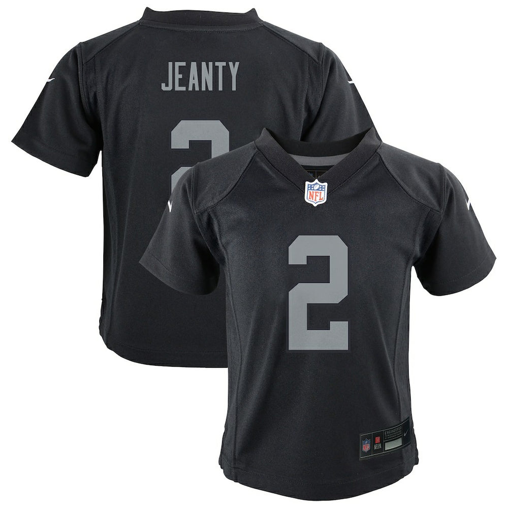 Nike Ashton Jeanty Las Vegas Raiders Preschool Team Player Game Jersey Black