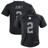 Nike Ashton Jeanty Las Vegas Raiders Preschool Team Player Game Jersey Black