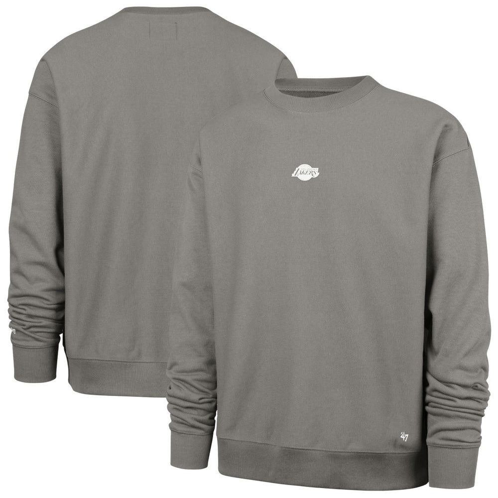 Los Angeles Lakers '47 Offside Foundation Crew Neck Sweatshirt Gray | 47 brand outlet