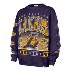 Los Angeles Lakers '47 Women's Go Big Oversized Sweatshirt Purple | 47 brand discount