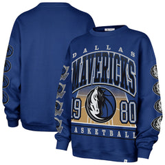 Dallas Mavericks '47 Women's Go Big Oversized Sweatshirt for sale Blue | 47 brand outlet