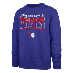 Philadelphia 76ers '47 Unisex Brush By Headline Crewneck Sweatshirt Royal | 47 brand discount
