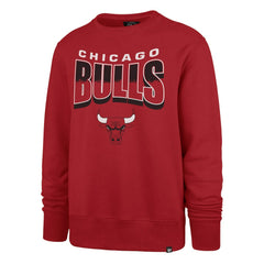 Chicago Bulls '47 Unisex Brush By Headline Crewneck Sweatshirt Red | 47 brand discount