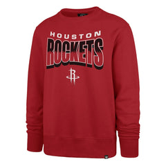 Houston Rockets '47 Unisex Brush By Headline Crewneck Sweatshirt for sale Red | 47 brand Near Me