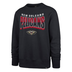 New Orleans Pelicans '47 Unisex Brush By Headline Crewneck Sweatshirt Navy | 47 brand online