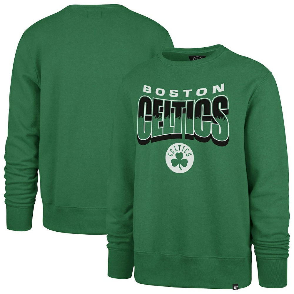 Boston Celtics '47 Unisex Brush By Headline Crewneck Sweatshirt Kelly Green | 47 brand US