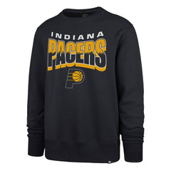 Indiana Pacers '47 Unisex Brush By Headline Crewneck Sweatshirt Navy | 47 brand