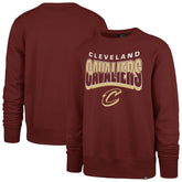 Cleveland Cavaliers '47 Unisex Brush By Headline Crewneck Sweatshirt for sale Wine | 47 brand