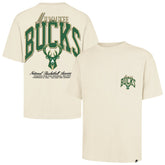 Milwaukee Bucks '47 Unisex Crossover Collection Foundation Pocket T-Shirt Cream | 47 brand for sale