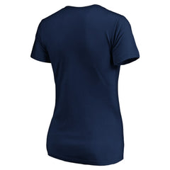 Houston Astros Profile Women's Plus Size Wordmark V-Neck T-Shirt - Navy - MLB Online