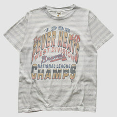 Atlanta Braves 1992 T-Shirt - Gray - Vintage - Fanatics Lifestyle