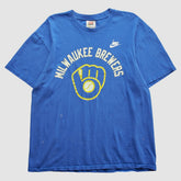 Milwaukee Brewers Nike 2000s T-Shirt - Blue - Vintage - Nike Lifestyle