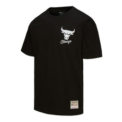 Chicago Bulls Hardwood Classics Overlap T-Shirt for sale Black | Mitchell & Ness outlet