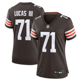 Nike Cornelius Lucas Cleveland Browns Women's Team Game Jersey Brown
