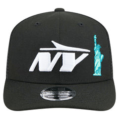 New York Jets New Era Liberty 9SEVENTY Adjustable Trucker Hat Black