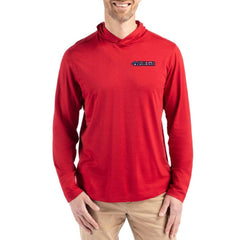 San Francisco 49ers Cutter & Buck Americana Coastline Epic Comfort Eco Recycled Long Sleeve Hoodie T-Shirt Red