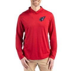 Arizona Cardinals Cutter & Buck Americana Coastline Epic Comfort Eco Recycled Long Sleeve Hoodie T-Shirt Cardinal