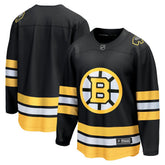 Boston Bruins Fanatics Anniversary Home Breakaway Jersey - Black - NHL 203376744