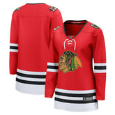 Chicago Blackhawks Fanatics Women's Centennial Breakaway Jersey - Red - NHL 203376747