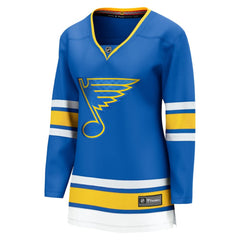 St. Louis Blues Fanatics Women's Home Breakaway Jersey - Blue - NHL 203376749