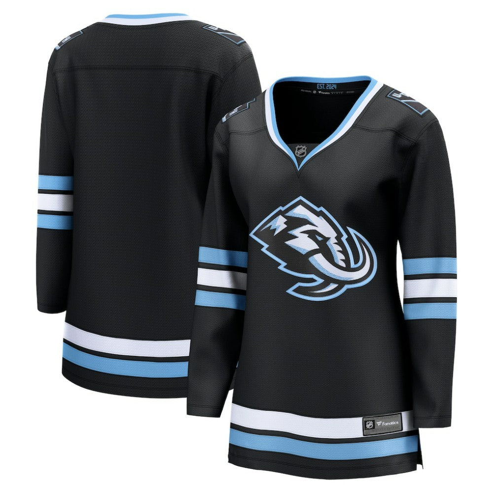 Utah Mammoth Fanatics Women's Home Breakaway Jersey - Black - NHL 203376751