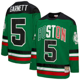 Kevin Garnett Boston Celtics Unisex Maxxed Out Fashion Hockey Jersey Kelly Green | Mitchell & Ness online