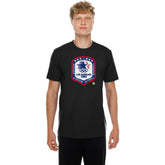 Los Angeles Dodgers x The Heritage Collection New Era LA84 Summer Olympics T-Shirt - Black - New Era Sale