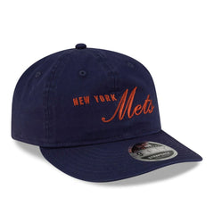 New York Mets New Era x thisisneverthat Retro Crown 9FIFTY Adjustable Hat - Navy - New Era Discount