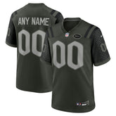 Nike New York Jets 2025 Rivalries Collection Custom Game Jersey Gotham Green