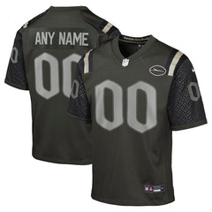 Nike New York Jets Youth 2025 Rivalries Collection Custom Game Jersey Gotham Green