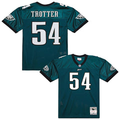Mitchell & Ness Jeremiah Trotter Philadelphia Eagles 2000 Legacy Throwback Replica Jersey Green