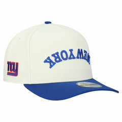 New York Giants New Era Upside Down 9FIFTY A-Frame Snapback Hat Cream