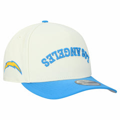 Los Angeles Chargers New Era Upside Down 9FIFTY A-Frame Snapback Hat Cream
