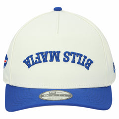 Buffalo Bills New Era Upside Down 9FIFTY A-Frame Snapback Hat Cream