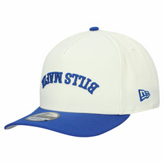 Buffalo Bills New Era Upside Down 9FIFTY A-Frame Snapback Hat Cream
