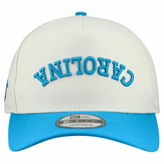 Carolina Panthers New Era Upside Down 9FIFTY A-Frame Snapback Hat Cream