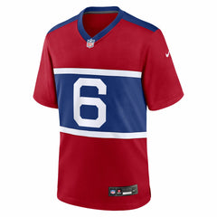 Nike Jaxson Dart New York Giants Alternate Century Red Game Jersey Red