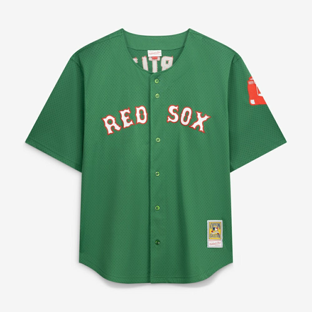 David Ortiz Boston Red Sox Mitchell & Ness Big & Tall Cooperstown Collection Mesh Batting Practice Jersey - Kelly Green - Mitchell & Ness Online