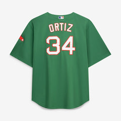 David Ortiz Boston Red Sox Mitchell & Ness Big & Tall Cooperstown Collection Mesh Batting Practice Jersey - Kelly Green - Mitchell & Ness Online